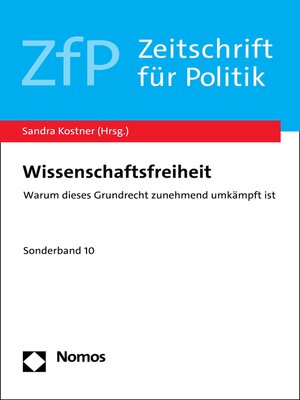 cover image of Wissenschaftsfreiheit